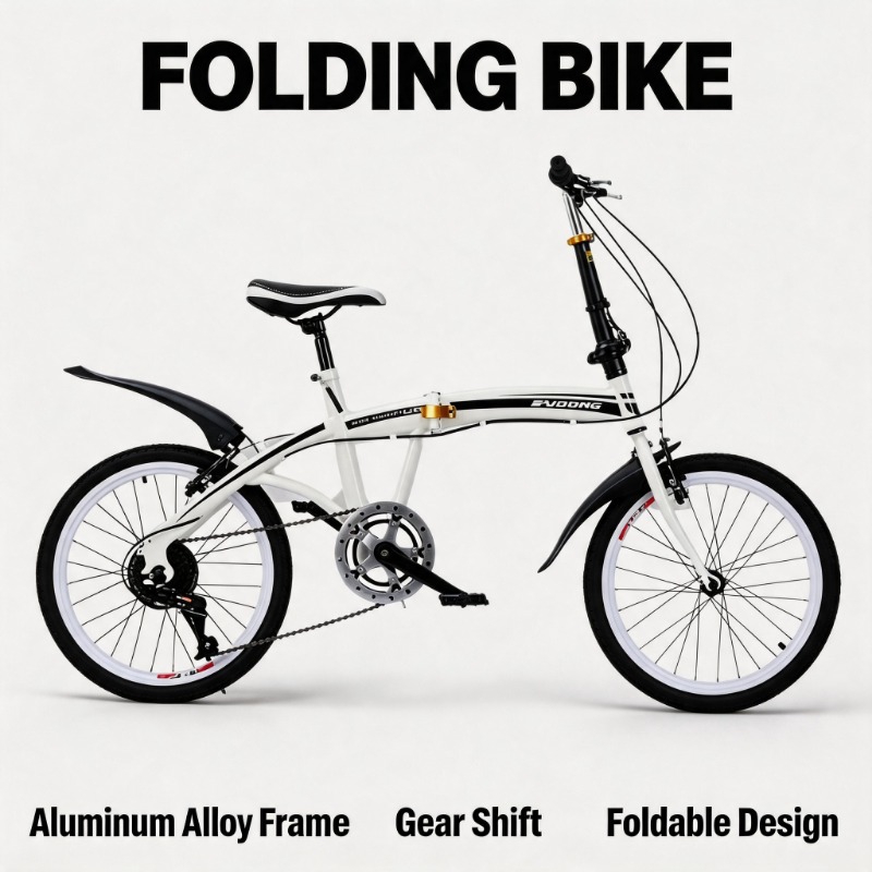 Commuting With Bike - 20 İnç Katlanır Bisiklet - Kompakt