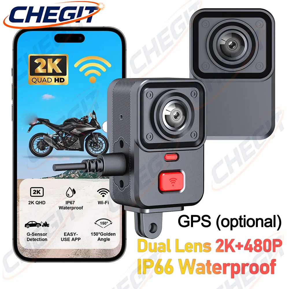Cycling Loop - 2 Kameralı Motosiklet DVR 2K HD
