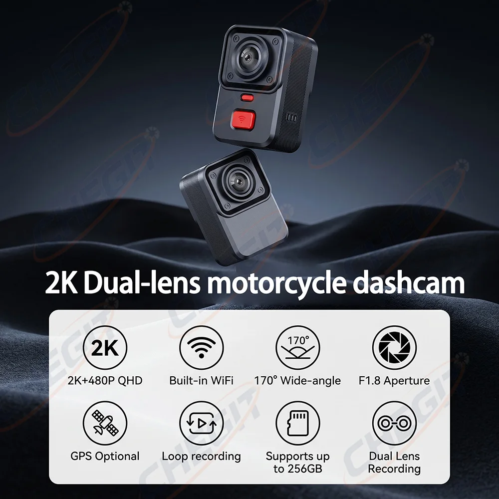 2 Kameralı Motosiklet DVR 2K H - Cycling Loop incelemesi ve fiyatı