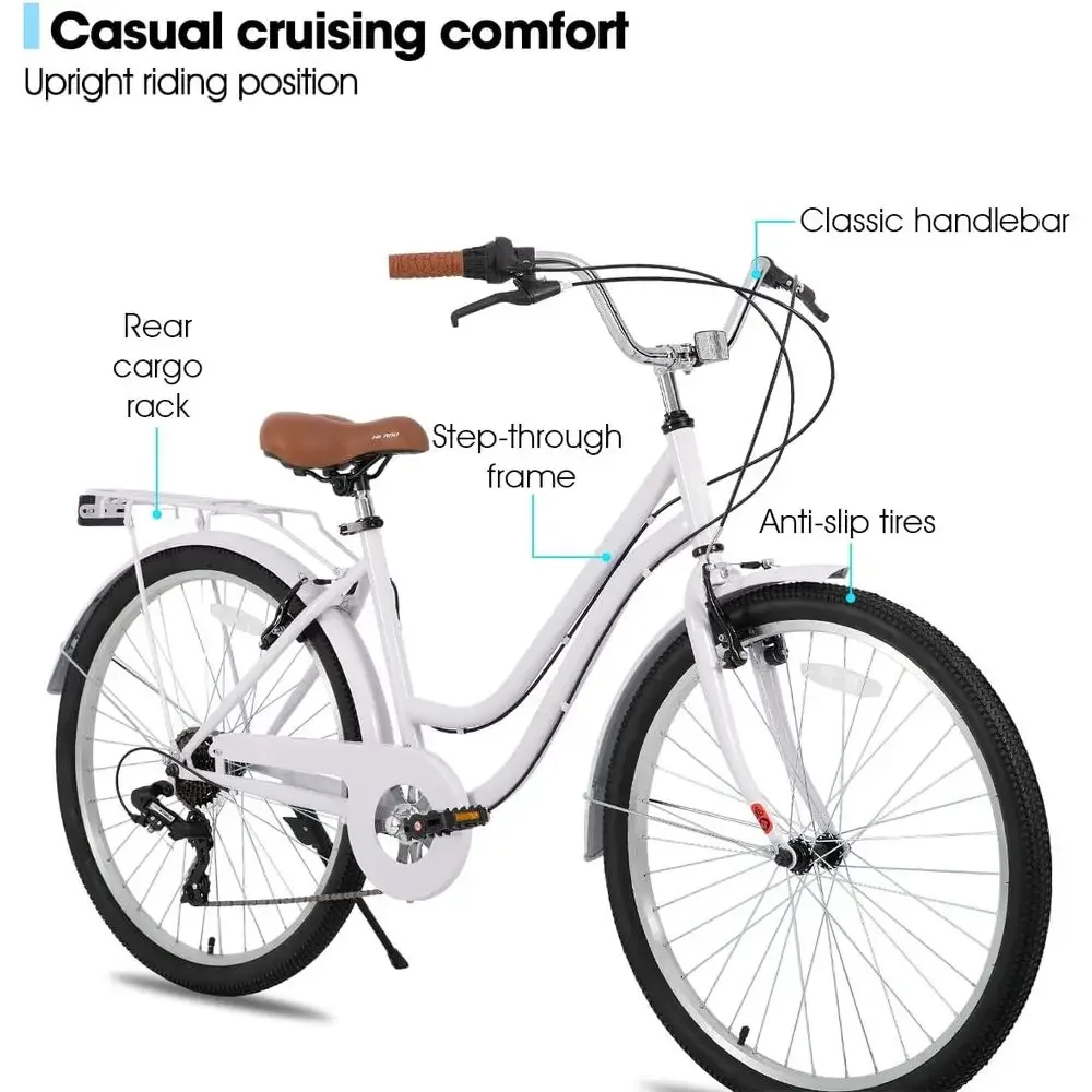 26 inç 7 Vitesli, Arkadan Baga - Cycling Commute Speed incelemesi ve fiyatı